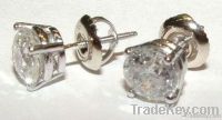 2.51 CARATS diamond solitaires stud earrings CUSTOMIZED