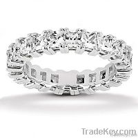 10.20 Ct.wedding band sparkling diamonds White Gold new