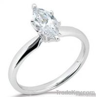 1.01 carats E VVS1 Marquise diamond engagement ring NEW