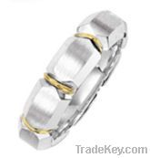 ring bridal gold PLATINUM WEDDING BAND