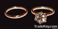 1.51 carat champagne diamond jewelry ring