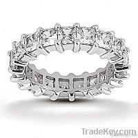 8.50 Ct. Diamonds eternity wedding band gold ring new