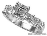 1.61 carat  DIAMOND gold engagement ring