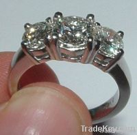 3.01 carats Ideal cut genuine DIAMOND engagement ring