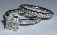 3.50 carats DIAMOND engagement wedding ring
