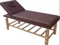 stationary wooden massage table