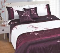 6 Pcs Floral Embroidery Bedding Set with Incomparable Price