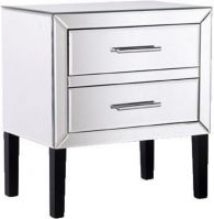 New Design Bedroom Nightstand Mirrored Furniture