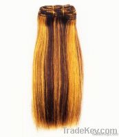 Indian remy  human hair weft