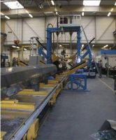 Auto seam welding machine for electric poles