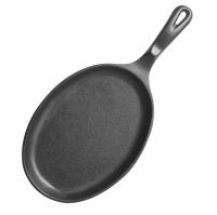 cast iron fajita pan set