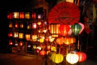 Hoi An handmade lantern, pottery, sleeping bag