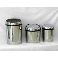 stainless steel automated trash bins