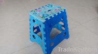 Plastic foldable stool