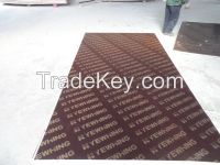 18mm brown film faced marine plywood for Formwork