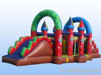 Inflatable obstacle castle