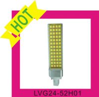 Wholesale - : G24 LED lamp+ 2pin G24connector + G24 52pcs 5050 SMD LED