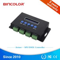 Chinese Supplier Ethernet Control Spi Dmx Programmable Flashing Pixel Led Light Controller