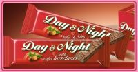 Day & Night wafer with cream hazelnut and cacao coating 45gr.