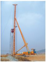long screw piling driver