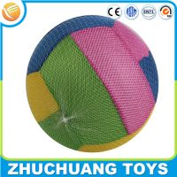 40cm Cheap Inflatable Soft Fabric Covered Cloth Basketball Ball