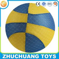 40cm Cheap Inflatable Soft Fabric Covered Cloth Basketball Ball