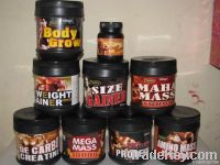 Zyrath Gym Supplements Range