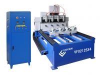 Four axis woodworking machine