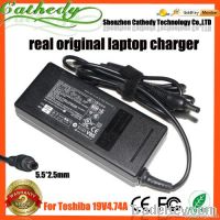 Real original laptop adapter for Toshiba Satellite A130 A135 19V 4.74A