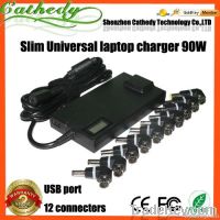 5V2A USB port Universal laptop charger 12 connecters with LED light