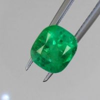 2.37 ct Cushion Colombian Emerald