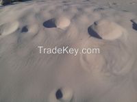 White silica sand