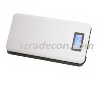 Double USB Output Port Polymer Power Bank with LCD Display
