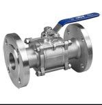 3pc flange connection ball valve