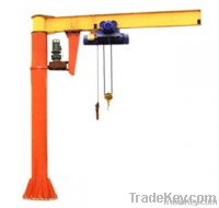 Column swing lever type hoisting crane, Single beam overhead crane EOT ...