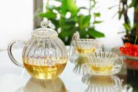 glass ware, glass tea set, glass coffee set, pot, cup