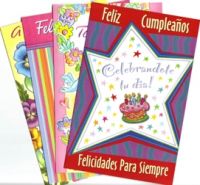 .25 CENT SPANISH GREETING CARD ASSORTMENT & FREE SHIP USA $144.00