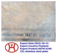 ASTM A240 321 plate