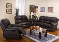 Leather recliner set SK-1082