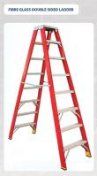 Fibreglass ladder A-type, Double side