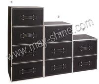 leather drawer chest