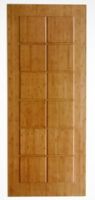 the solid bamboo door