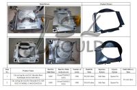 Injection Plastic Fan shroud mould
