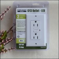 UL certificate 220V GFCI duplex receptacle