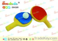 Soododo Pingpong Shaped Erasers