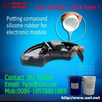 potting liquid silicone for electronics module