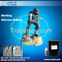 double component silicone rubber for melting point alloy molds