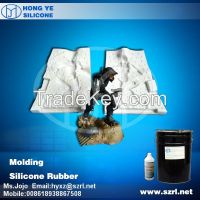 liquid silicone for low temperature melting alloys