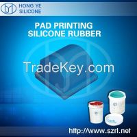 high temperature resistance pad printing silicone for plastic toys