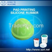 RTV 2 pad printing silicone rubber for electroplating product